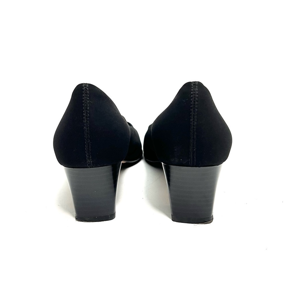 ELIOT ZED | Vintage 1990s black nylon fabric low rise workwear pumps - Picture 7 of 8
